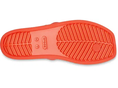 Crocs Miami Toe Loop Sandal In Red