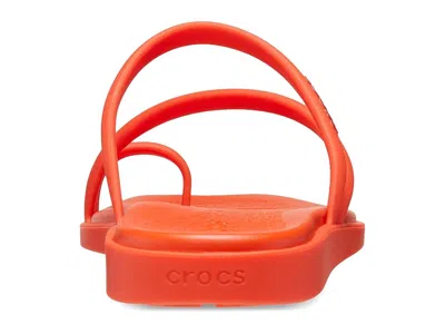Crocs Miami Toe Loop Sandal In Red