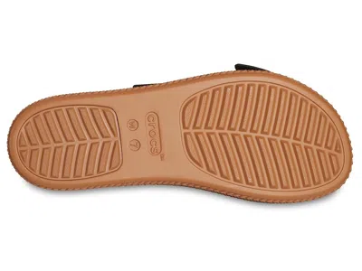 Crocs Brooklyn Buckle Low Wedge In Multi
