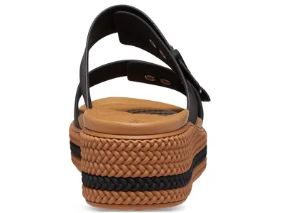 Crocs Brooklyn Buckle Low Wedge In Multi