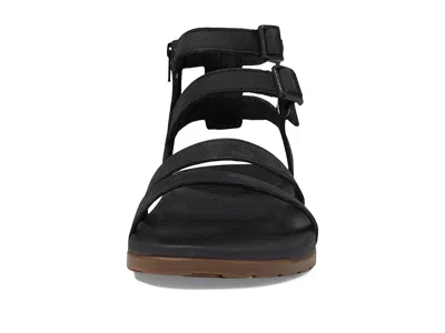 Chaco Lowdown Leather Strappy High In Black