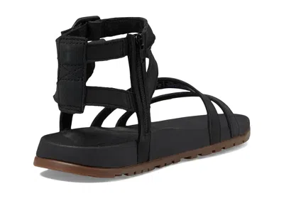 Chaco Lowdown Leather Strappy High In Black