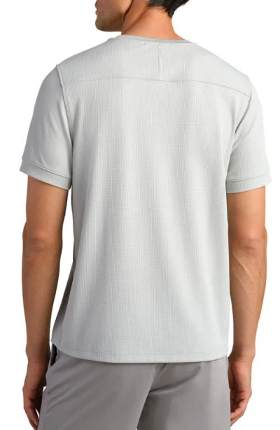Rhone Waffle Tech Crew T-shirt In Gray