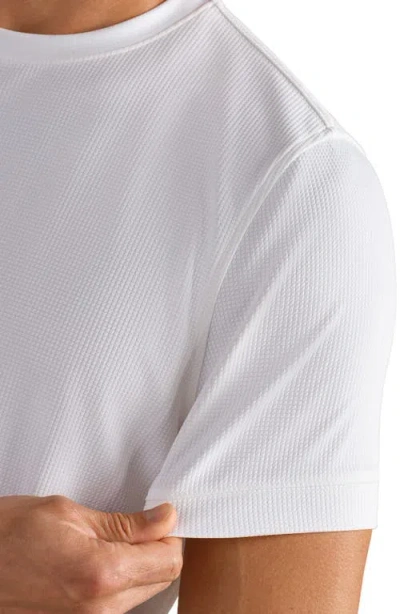 Rhone Waffle Tech Crew T-shirt In White
