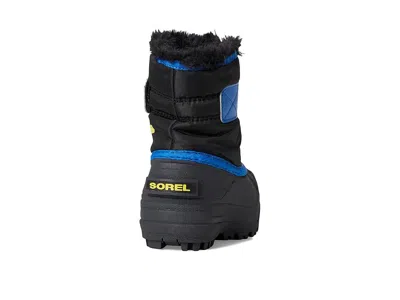 Sorel Kids' Snow Commander Insulated Waterproof Boot In Black