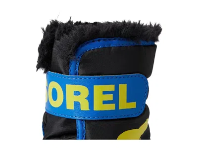 Sorel Kids' Snow Commander Insulated Waterproof Boot In Black