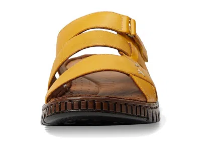 Spring Step Olly Slide Sandal In Yellow