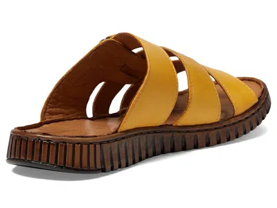 Spring Step Olly Slide Sandal In Yellow