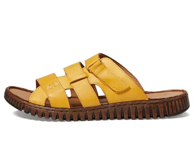 Spring Step Olly Slide Sandal In Yellow