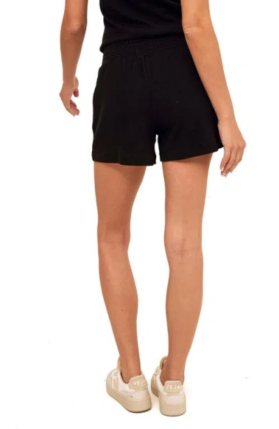 Threads 4 Thought Gwyneth Smocked Pull-on Shorts In Black