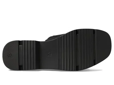 Spring Step Fire Island Platform Slide Sandal In Black