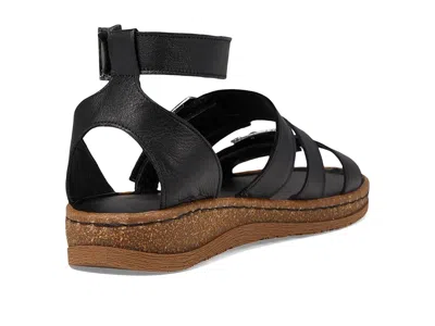 Spring Step Alexcia Ankle Strap Sandal In Black