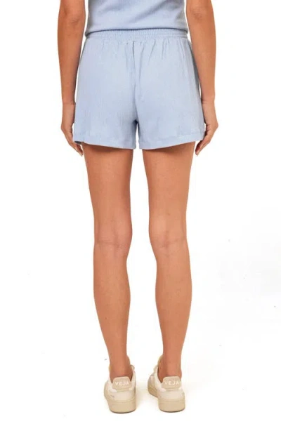 Threads 4 Thought Gwyneth Smocked Pull-on Shorts In Blue