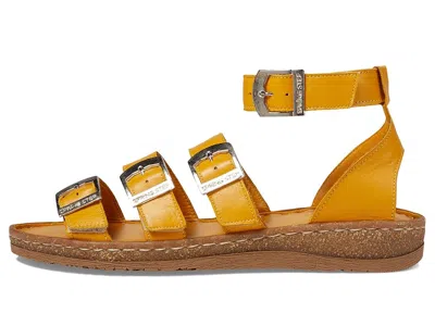Spring Step Alexcia Ankle Strap Sandal In Yellow