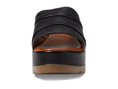 Spring Step Allerton Platform Wedge Slide Sandal In Black