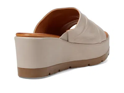 Spring Step Allerton Platform Wedge Slide Sandal In Gray