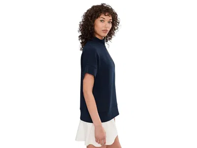 Varley Ritchie Short Sleeve Sweat In Black