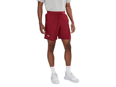 Under Armour 7 Launch Run Unlined Shorts In Red