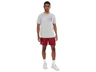 Under Armour 7 Launch Run Unlined Shorts In Red