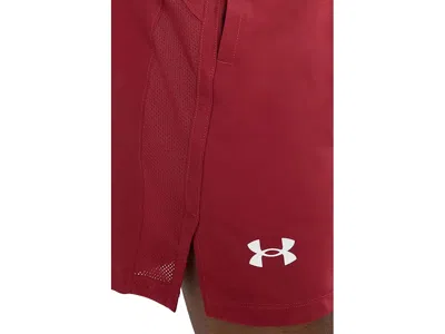 Under Armour 7 Launch Run Unlined Shorts In Red