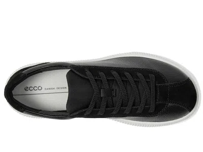 Ecco Textured Leather Low-top Sneaker In Multi