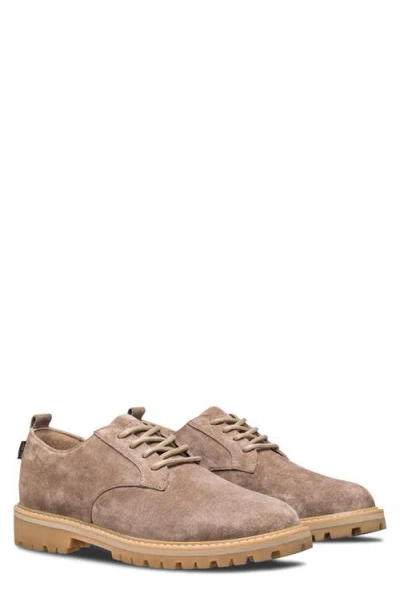 Clae Logan Lugged Plain Toe Derby In Brown