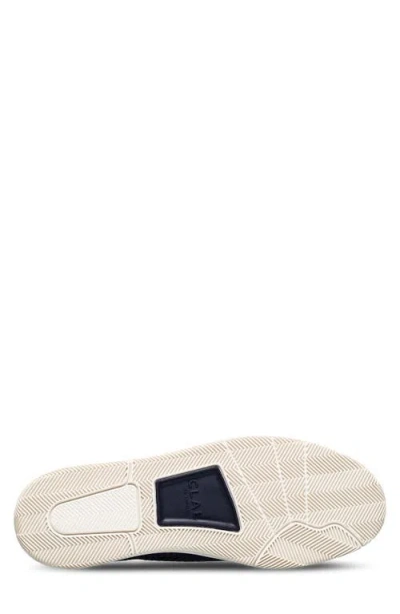 Clae Davis Perforated Low Top Sneaker In Blue