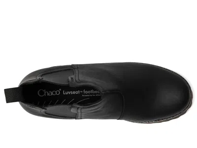 Chaco Fields Waterproof Chelsea Boot In Black