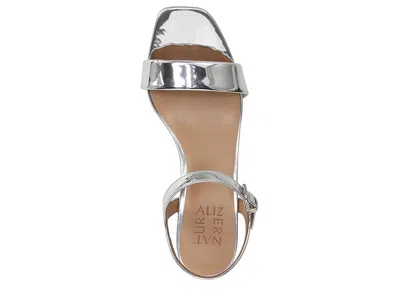 Naturalizer Izzy Ankle Straps In Silver
