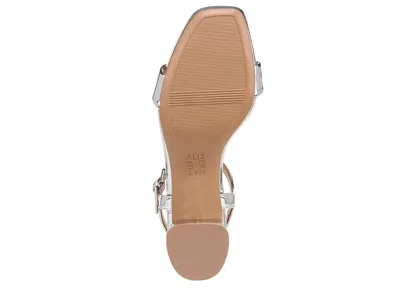 Naturalizer Izzy Ankle Straps In Silver