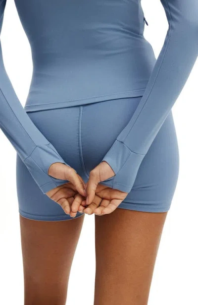 Cotton On Body Active Ultra Soft Zip Through Jacket In Blue