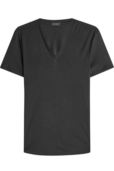 Joseph T-shirt With Cotton In Black