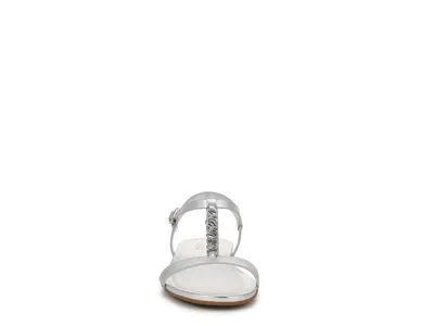 Naturalizer Teach Ankle Straps In Silver