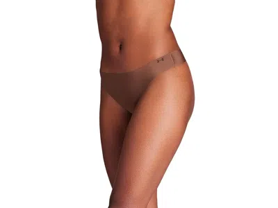 Under Armour Seamless Thong - 3-pack Solid In Brown