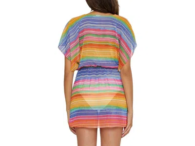 Becca Shoreline Chiffon Tunic In Multi