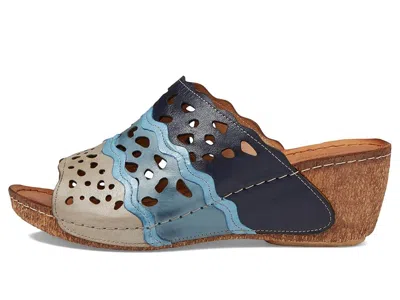 Spring Step Footy In Blue