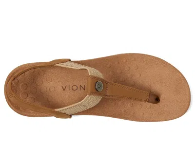 Vionic Brea Toe Post Slingback Sandal In Brown