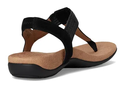 Vionic Brea Toe Post Slingback Sandal In Black