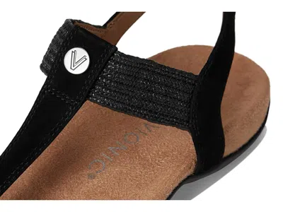 Vionic Brea Toe Post Slingback Sandal In Black