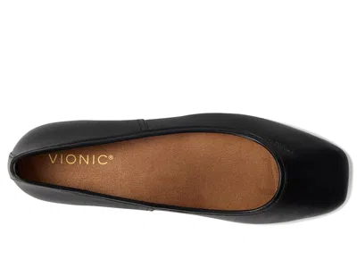 Vionic Orinda Square Toe Ballet Flat In Black