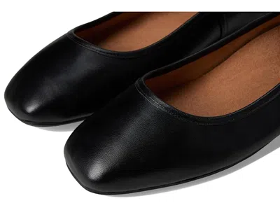 Vionic Orinda Square Toe Ballet Flat In Black