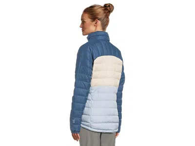 L.l.bean Bean's Down Jacket Color-block In Blue