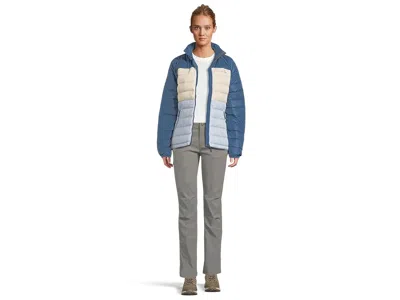 L.l.bean Bean's Down Jacket Color-block In Blue
