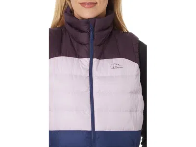L.l.bean Down Vest Color-block In Multi