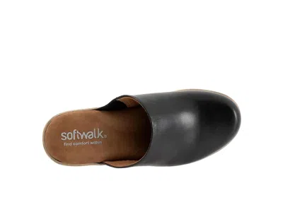 Softwalk Felida Platform Mule In Black