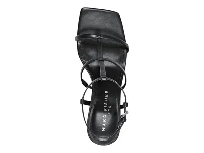 Marc Fisher Ltd Mldennie Womens Strappy Manmade Ankle Strap In Black