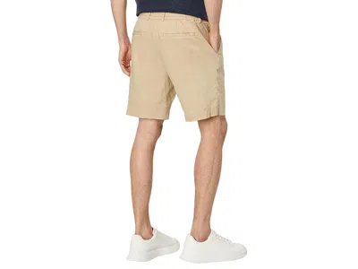 Ted Baker Leder Linen Blend Half Elasticated Short In Gray