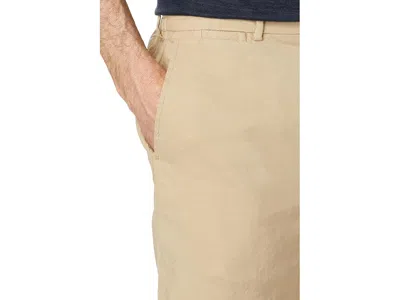 Ted Baker Leder Linen Blend Half Elasticated Short In Gray