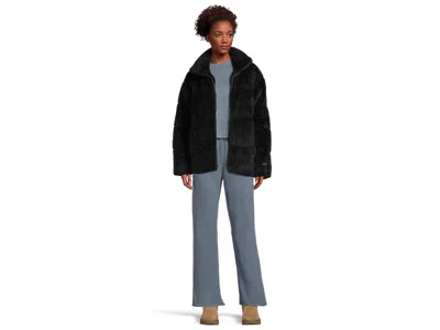 Ugg Emmalyn Fluff Puffer Jacket In Black