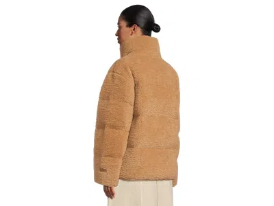 Ugg Emmalyn Fluff Puffer Jacket In Brown